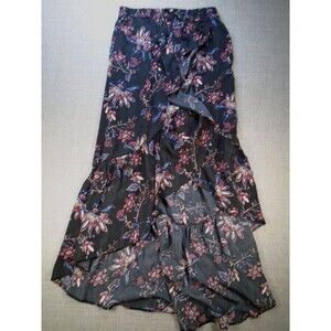 Forever 21 Skirt Womens Small Floral Print Tie String